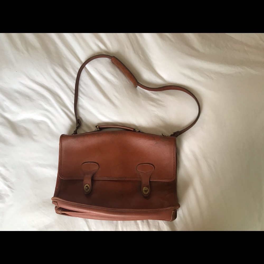 Vintage Jack Georges Genuine Leather Messenger Bag
